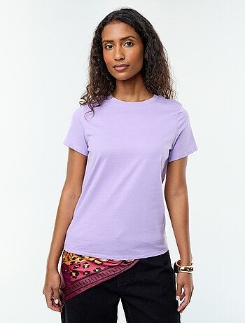 T-shirt in jersey a maniche corte