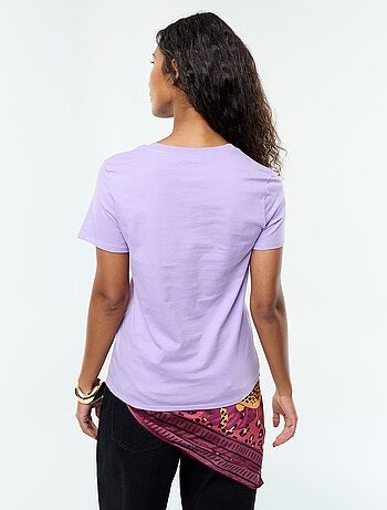 T-shirt in jersey a maniche corte
