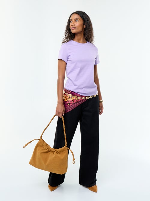 T-shirt in jersey a maniche corte - Kiabi