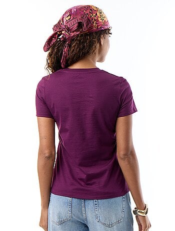 T-shirt in jersey a maniche corte