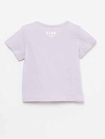 T-shirt in jersey a maniche corte