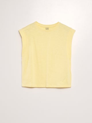 T-shirt in jersey a maniche cortissime