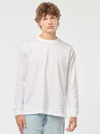 T-shirt in jersey a maniche lunghe