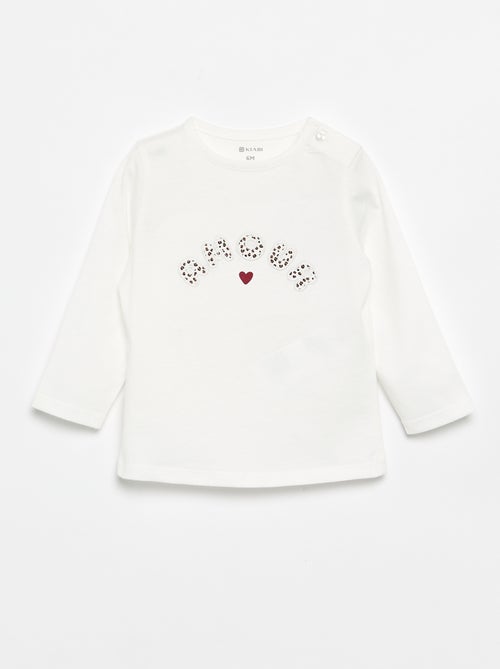 T-shirt in jersey a maniche lunghe - Kiabi