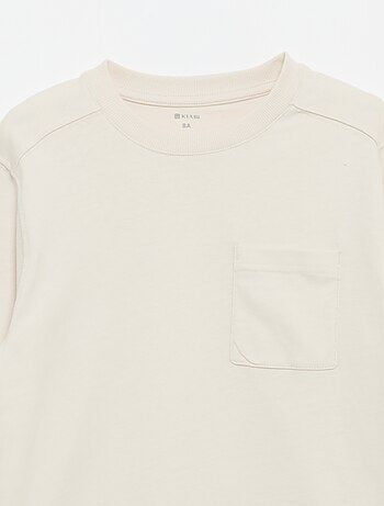 T-shirt in jersey a maniche lunghe