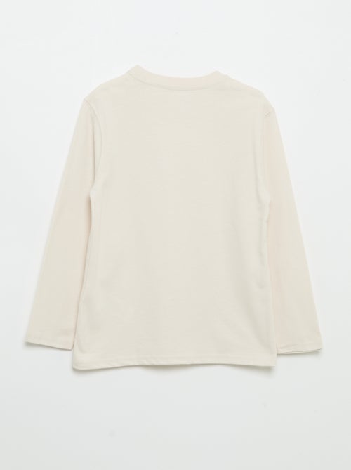 T-shirt in jersey a maniche lunghe - Kiabi T-shirt in jersey a maniche lunghe - Kiabi
