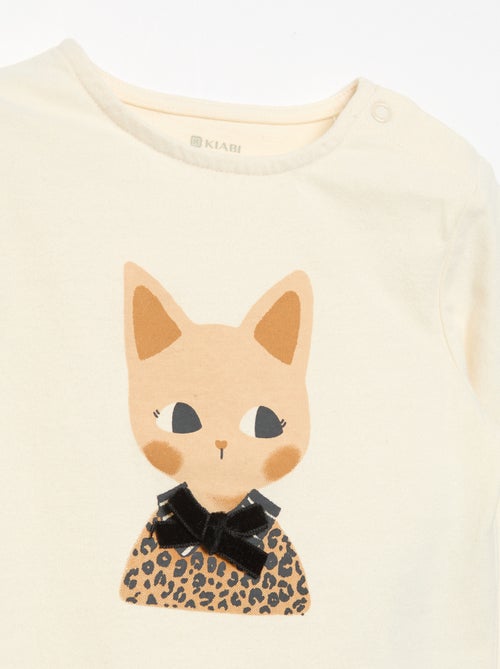 T-shirt in jersey a maniche lunghe - Kiabi T-shirt in jersey a maniche lunghe - Kiabi