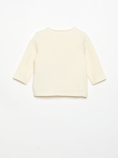 T-shirt in jersey a maniche lunghe - Kiabi T-shirt in jersey a maniche lunghe - Kiabi