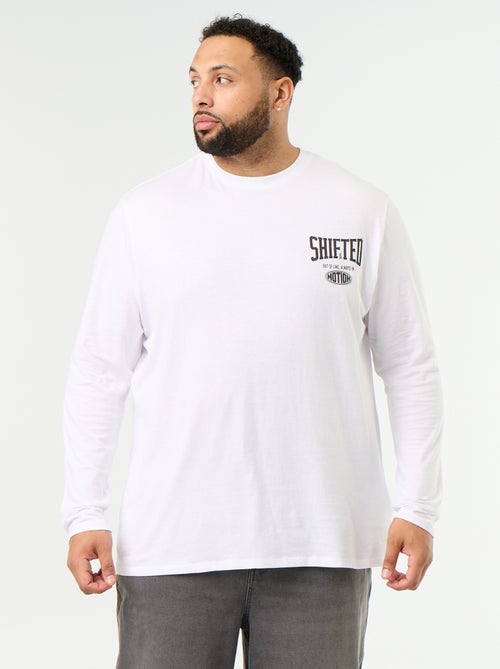 T-shirt in jersey a maniche lunghe - Kiabi