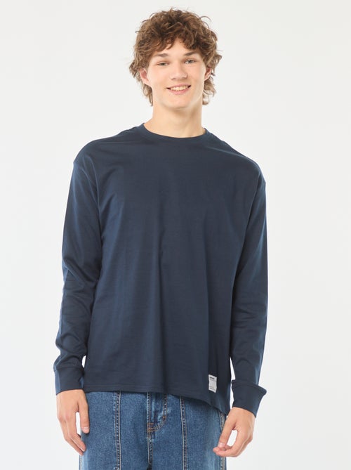T-shirt in jersey a maniche lunghe - Kiabi