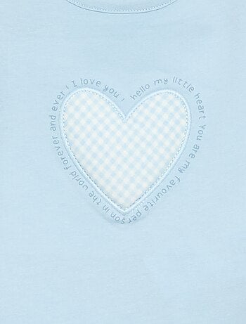T-shirt in jersey a maniche lunghe