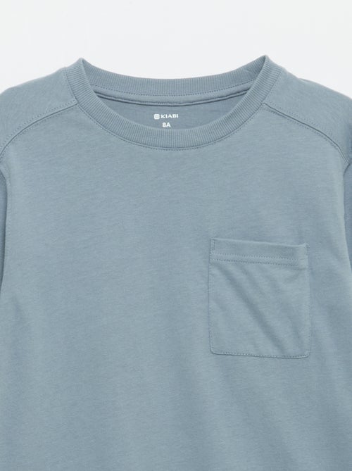 T-shirt in jersey a maniche lunghe - Kiabi T-shirt in jersey a maniche lunghe - Kiabi