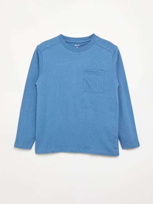 T-shirt in jersey a maniche lunghe - Kiabi