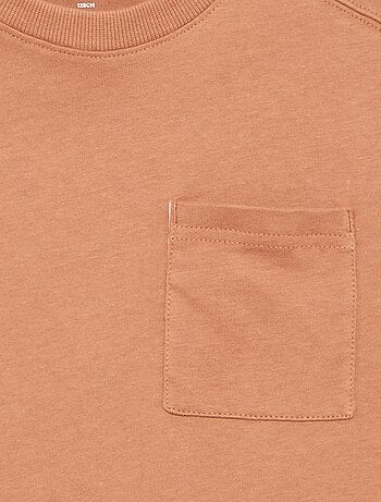 T-shirt in jersey a maniche lunghe