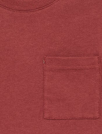 T-shirt in jersey a maniche lunghe