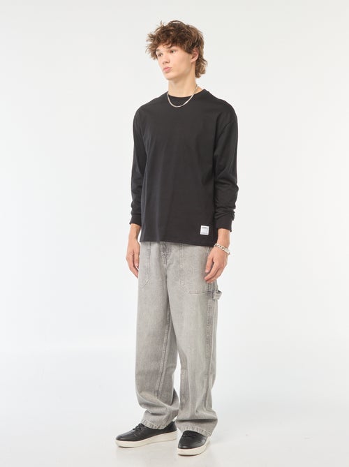 T-shirt in jersey a maniche lunghe - Kiabi