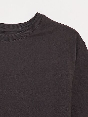 T-shirt in jersey a maniche lunghe