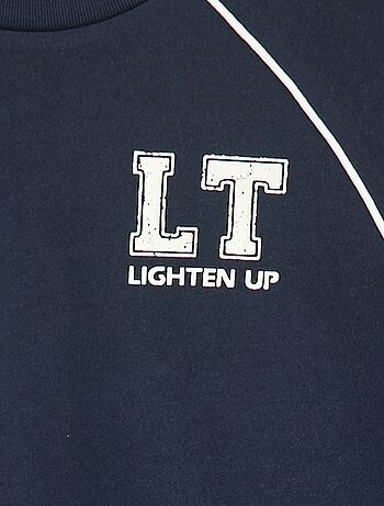 T-shirt in jersey a maniche lunghe