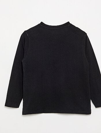 T-shirt in jersey a maniche lunghe