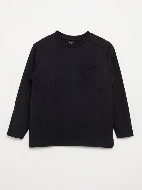 T-shirt in jersey a maniche lunghe - Kiabi T-shirt in jersey a maniche lunghe - Kiabi