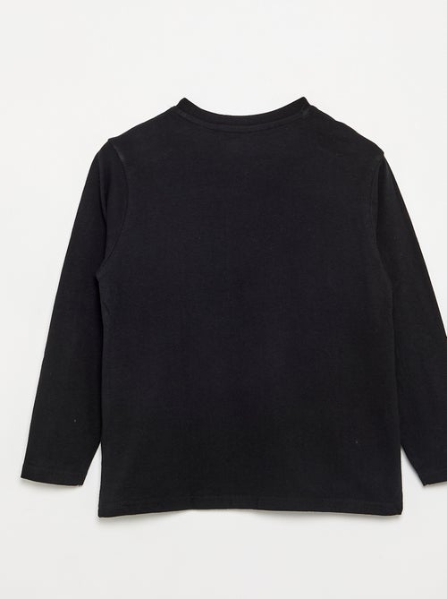 T-shirt in jersey a maniche lunghe - Kiabi T-shirt in jersey a maniche lunghe - Kiabi