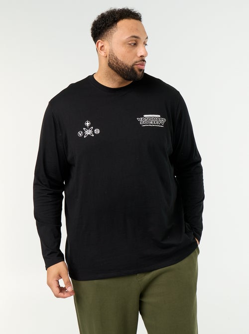T-shirt in jersey a maniche lunghe - Kiabi