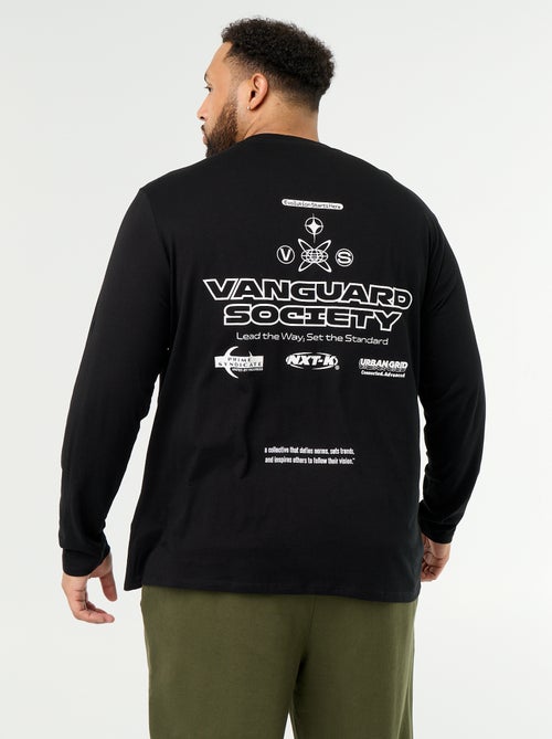 T-shirt in jersey a maniche lunghe - Kiabi