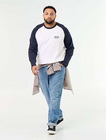 T-shirt in jersey a maniche lunghe raglan