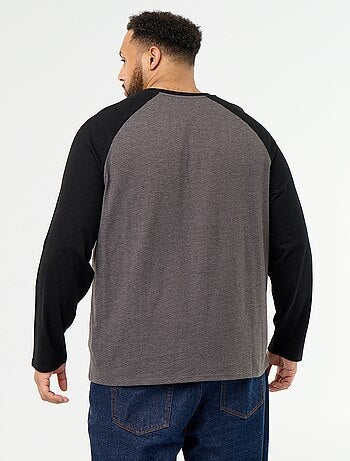 T-shirt in jersey a maniche lunghe raglan