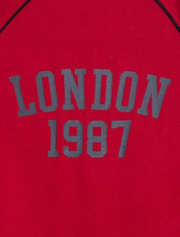 T-shirt in jersey a maniche lunghe