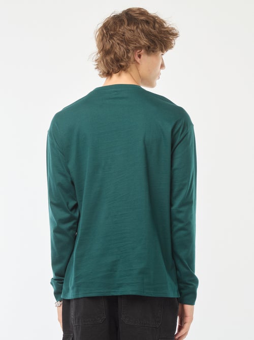 T-shirt in jersey a maniche lunghe - Kiabi