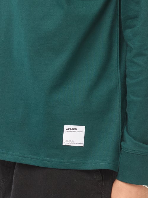 T-shirt in jersey a maniche lunghe - Kiabi