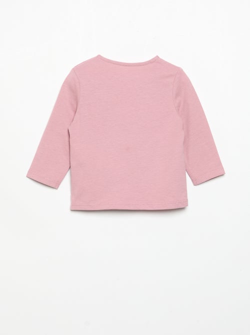 T-shirt in jersey a maniche lunghe - Kiabi T-shirt in jersey a maniche lunghe - Kiabi