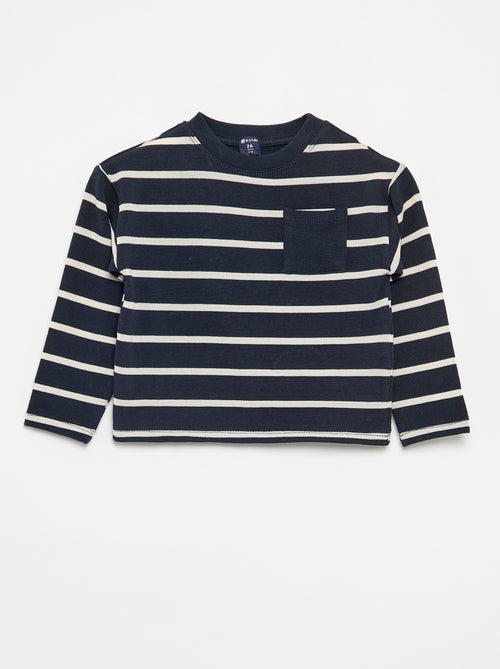 T-shirt in jersey a righe - Kiabi T-shirt in jersey a righe - Kiabi