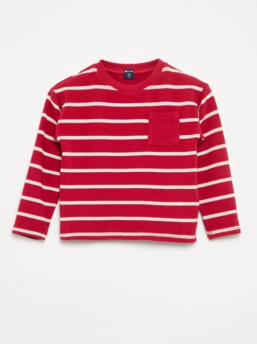 T-shirt in jersey a righe - Kiabi T-shirt in jersey a righe - Kiabi