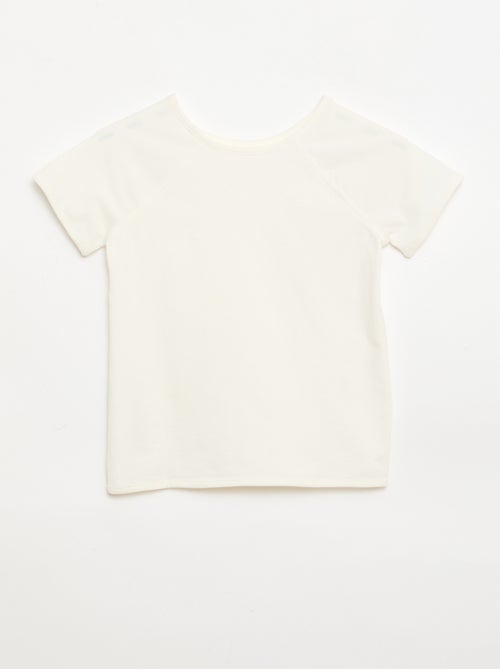 T-shirt in jersey a tinta unita - Collezione facile da indossare - Kiabi