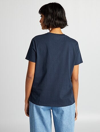 T-shirt in jersey a tinta unita