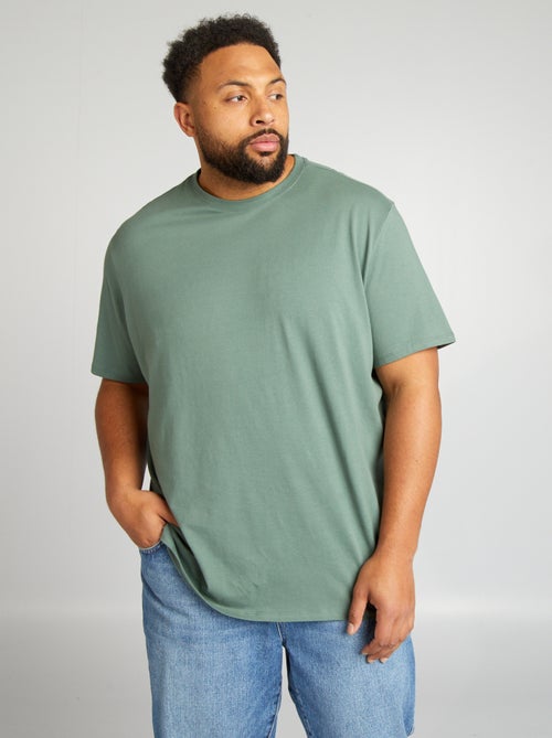 T-shirt in jersey a tinta unita - Kiabi T-shirt in jersey a tinta unita - Kiabi
