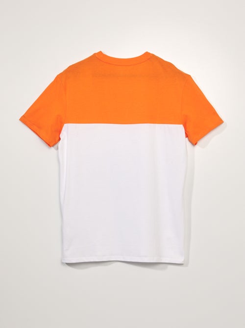 T-shirt in jersey bicolore - Kiabi