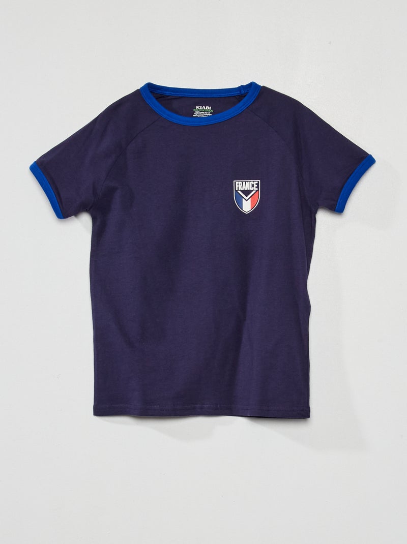 T-shirt in jersey 'calcio' francia - Kiabi