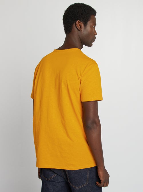 T-shirt in jersey con collo serafino - Kiabi