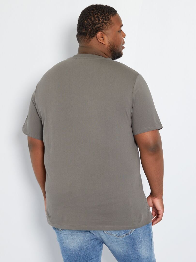 T-shirt in jersey con stampa grafica VERDE - Kiabi