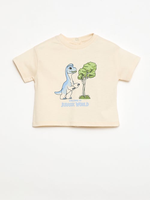 T-shirt in jersey con stampa 'Jurassic World' - Kiabi