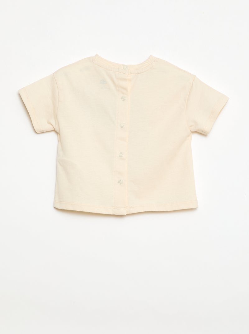 T-shirt in jersey con stampa 'Jurassic World' Beige - Kiabi