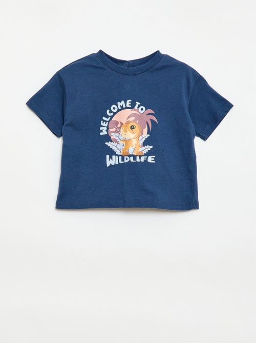 T-shirt in jersey con stampa 'Jurassic World' - Kiabi