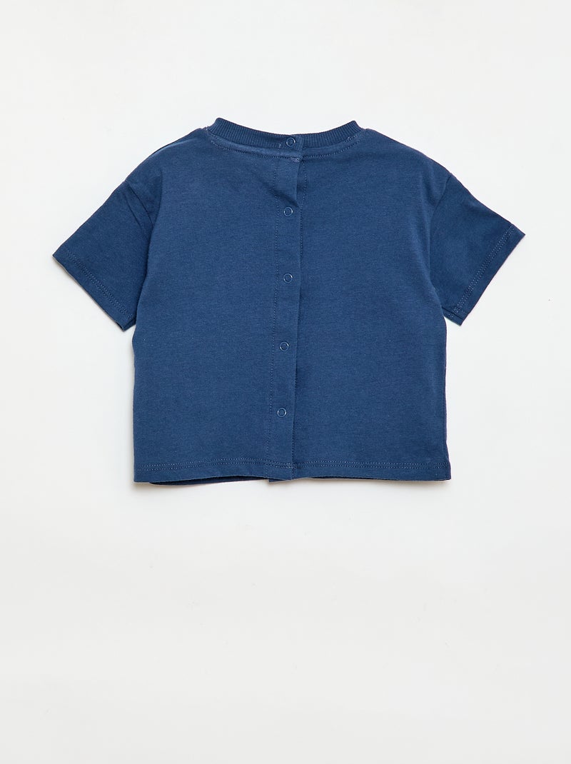 T-shirt in jersey con stampa 'Jurassic World' Blu - Kiabi