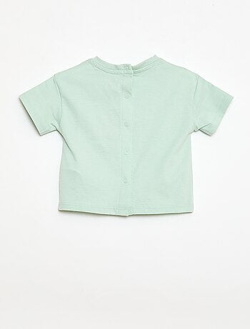 T-shirt in jersey con stampa 'Jurassic World'