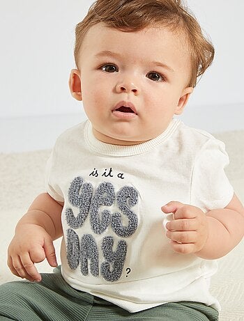 T-shirt maniche corte rossa neonato : acquisto online - T-shirt | DPAM