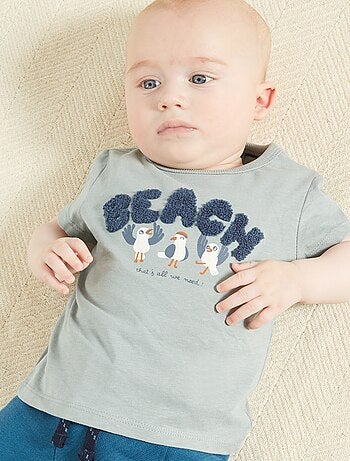Saldi T-shirt maniche corte a prezzi scontati per neonato - Moda - Kiabi