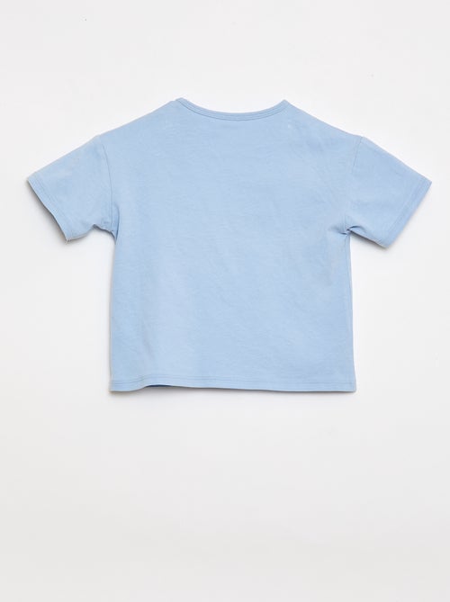 T-shirt in jersey di cotone con patch a cuore - Kiabi